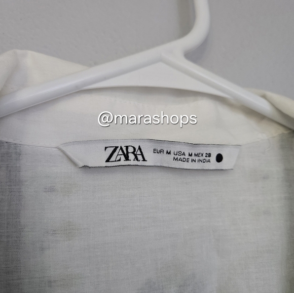 Zara Embroidered Long Tunic Shirt - Picture 5 of 6